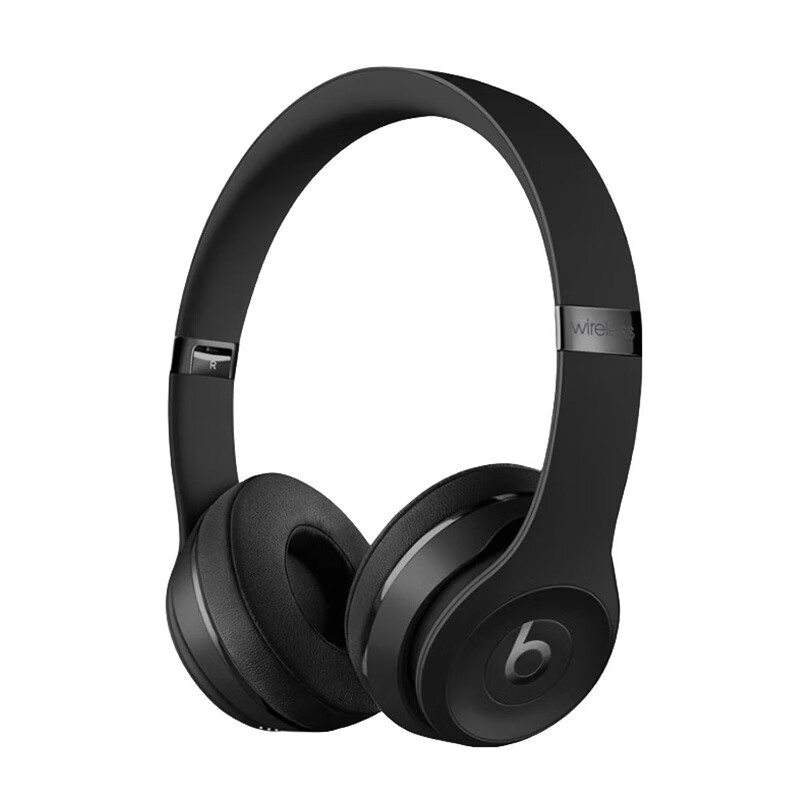 Beats Solo3 Wireless魔声魔音头戴式蓝牙真无线耳机运动音乐礼物 磨砂黑 99新简装(运输包装破损无包装)
