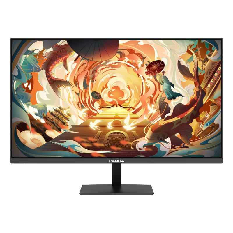 熊猫PANDA 23.8英寸144Hz高刷 IPS屏幕 400nit高亮 硬件低蓝光护眼 可壁挂 电脑办公轻电竞显示器P24F5