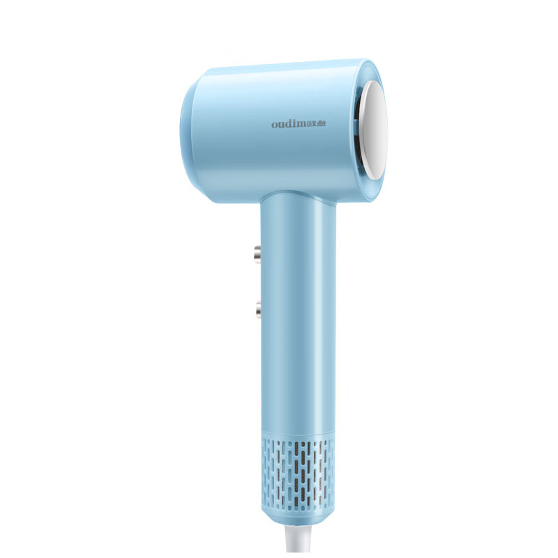 欧点大风量电吹风恒温吹风机家用速干吹风筒负离子电风吹 七夕情人节礼物送女友老婆 【负离子+冷热风】1600W 天蓝