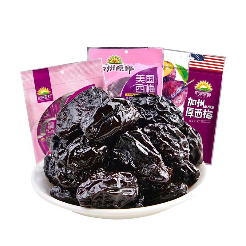 加州原野加州西梅100g零食獨立小包裝袋裝大西梅散裝果脯蜜餞 西梅100g * 3包