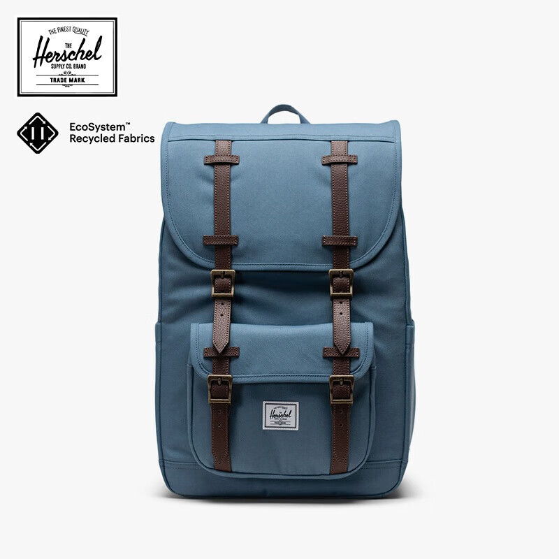 Herschel加拿大赫行 經(jīng)典系列雙肩包通勤電腦背包書包 LITTLE AMERICA MID(鋼藍色)