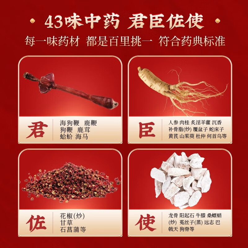 中亚 至宝三鞭丸 浓缩丸 40粒 补血生精 健脑补肾 神经衰弱 腰背酸痛 自汗虚汗 畏寒失眠 1盒5支【5天量】