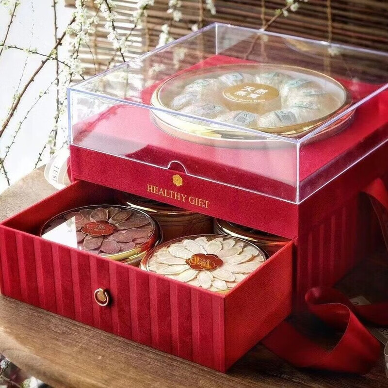 進(jìn)口燕窩高檔參茸禮盒正宗純天然滋補(bǔ)禮品正品新年送禮五拼珍品 燕窩+參茸禮盒
