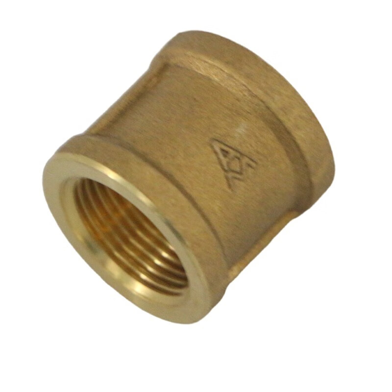 菲文特黄铜螺纹连接配件内丝直接加厚内牙水管管箍束接接头等径国 4分