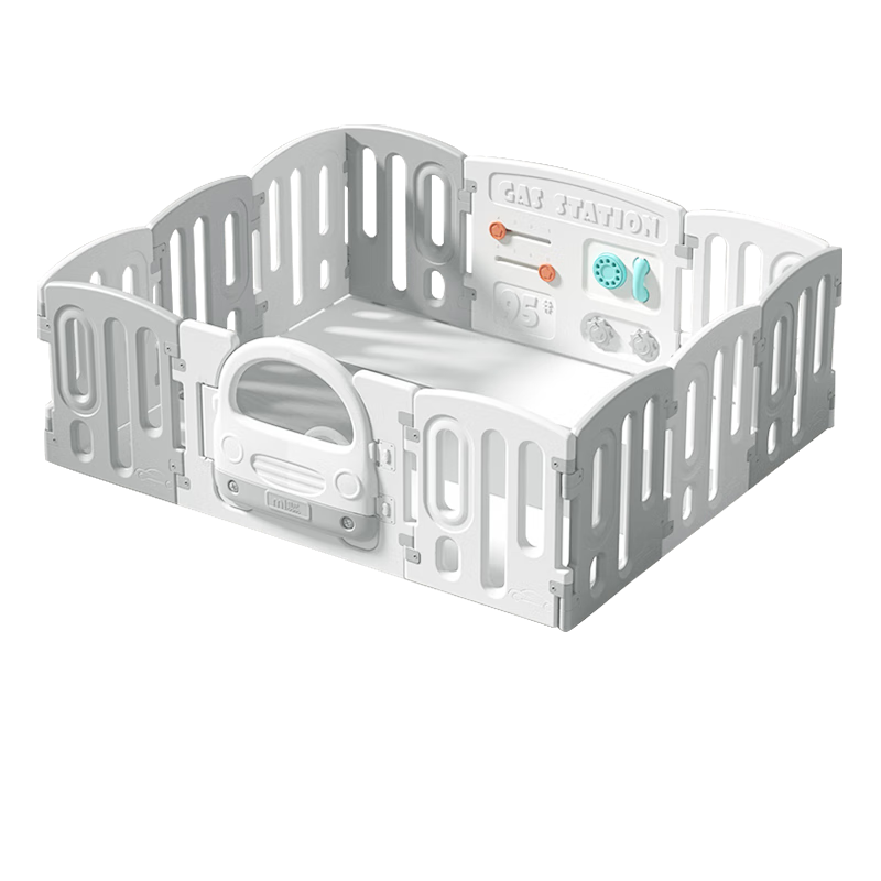 曼龍爬爬墊兒童游戲圍欄地上爬行墊防護欄【圍欄+PU墊】180*200