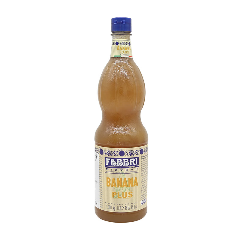 法布芮加號香蕉糖漿1L Fabbri氣泡水濃縮果汁飲料 [新品]加號香蕉糖漿1L