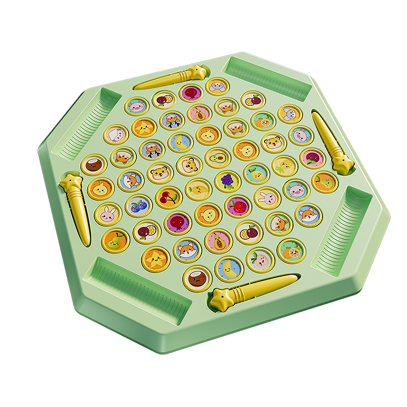 古欧儿童翻翻棋消消乐双人对战益智玩具互动注意力训练男女孩生日礼物