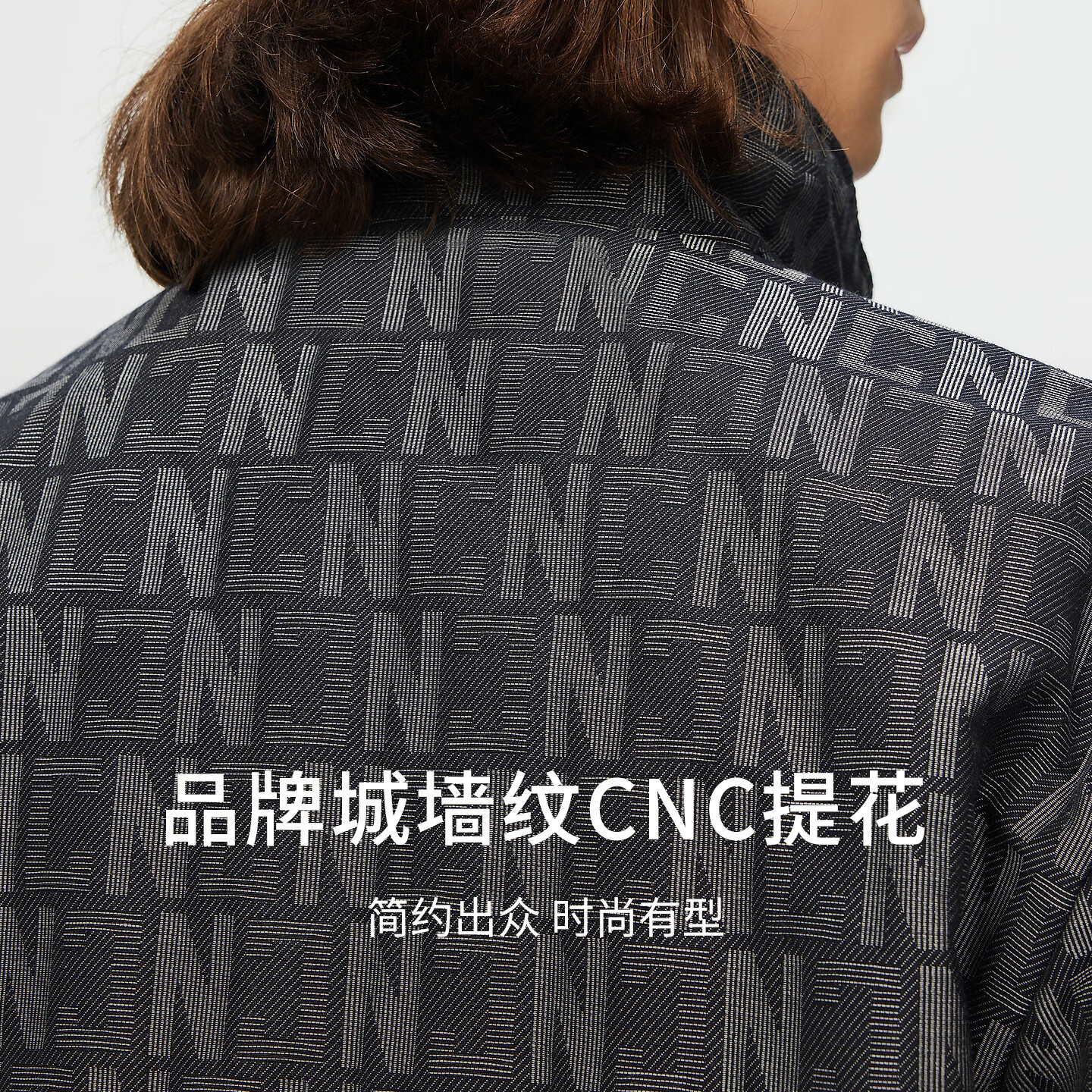 C'N'CCNC【奢侈品衣服】双面穿夹克25秋新款男装立领外套防风上衣 黑色 46 /(165/84A)