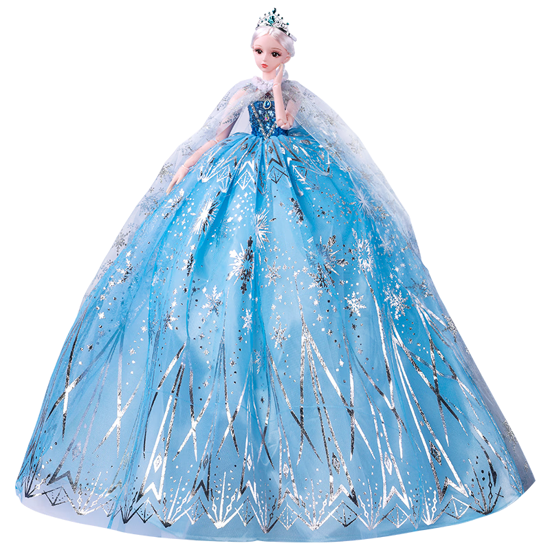 勒米熊芭娃洋娃娃大號兒童玩具女孩3-6-12歲艾莎愛莎公主生日禮物套裝 艾莎公主智能遙控對話眨眼+禮包B