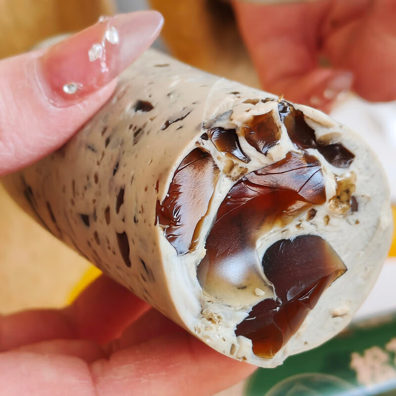 庄里鸭皮蛋松花蛋肠240g每支松花蛋变蛋香肠皮蛋瘦肉粥下酒菜冷盘菜 松花蛋肠240g*2根