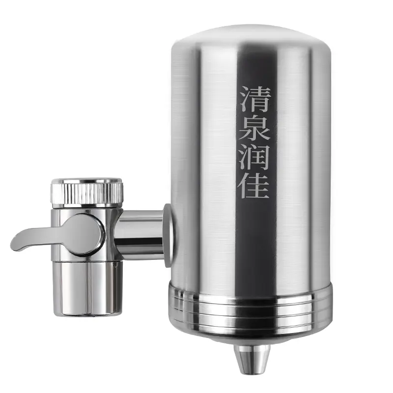 清泉润佳净水器1机5芯送5芯龙头滤芯加大超耐用可清洗家用直饮304净水机 升级碳棒款*一机三芯+转换头大礼包 机器终身质保