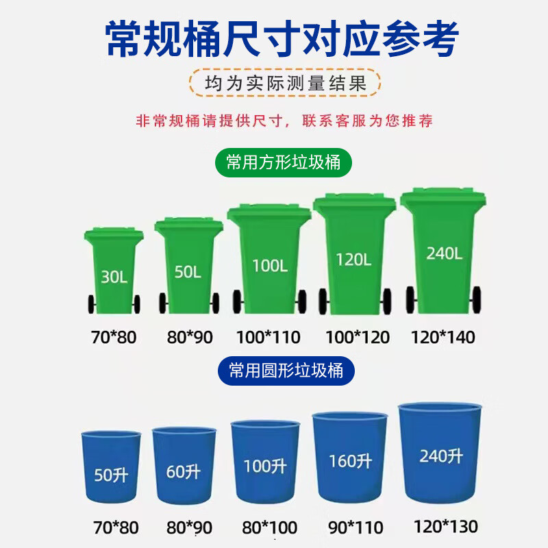 收纳兽物业环卫超大垃圾袋50只装加厚黑色免撕平口商用酒店特大号塑料袋 加厚3丝*50只【100*120cm】新料 特大号物业垃圾袋