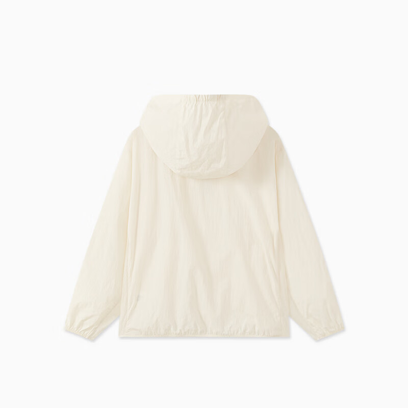 马骑顿(MQD)【UPF50+】男女25夏季新品网眼拼接透气轻薄凉感防晒服 米白 130