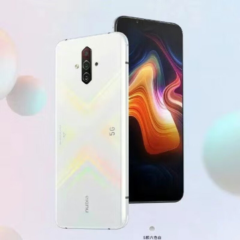 努比亚nubia/努比亚 play游戏手机 努比亚6R 红魔6R手机 高通骁龙 努比亚play黑色【拆封】 8+128GB