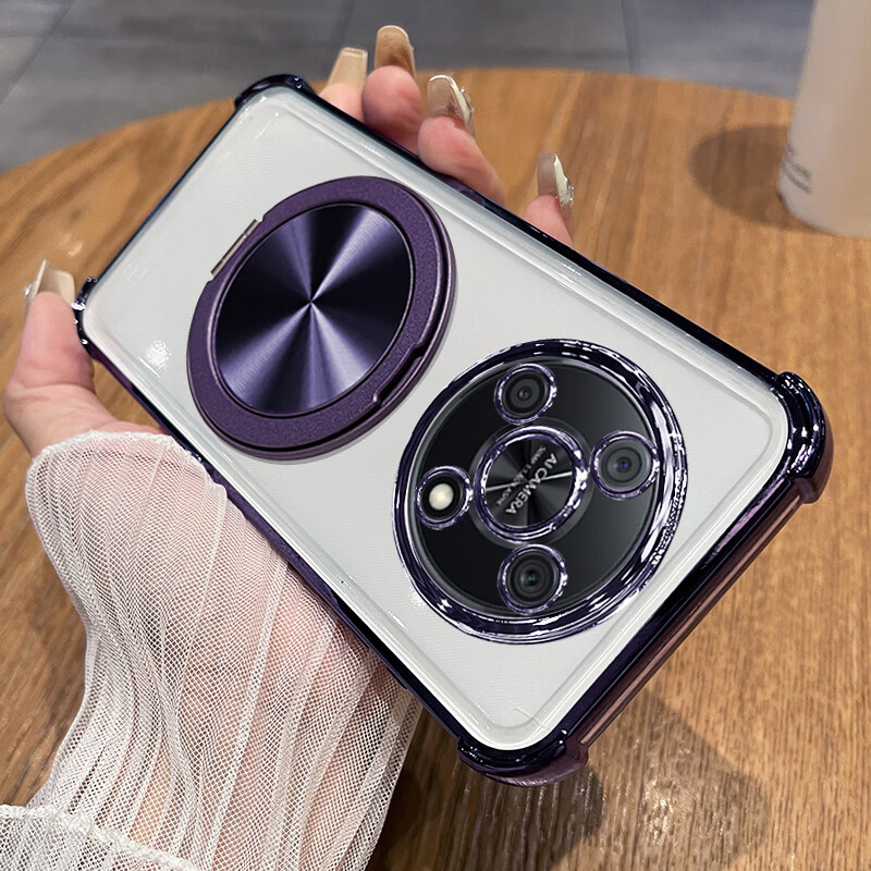 优瞐适用华为nzone50pro手机壳智选zone50por保护5G硅胶套SP210全包气囊防摔软壳nz0ne荣耀男女新款带 【炫酷黑+磁吸支架】自带镜头膜送全屏钢膜 华为智选 NZONE 50 Pro