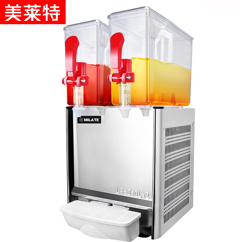 美莱特（MILATE） 美莱特制冷双缸饮料机冷饮机商用搅拌式