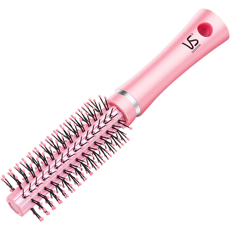 沙宣梳子气垫发梳气囊按摩梳美发梳子粉色气垫梳新款 圆卷梳