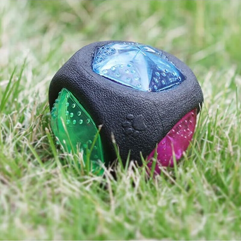 拉维佩特（LOVINGPET）狗狗玩具球发光发声金毛柯基玩具泰迪边牧狗玩具小型犬狗磨牙玩具 发光发声狗玩具球