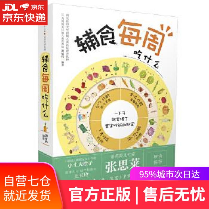 【新华书店】辅食每周吃什么 刘长伟 江苏科学技术出版社