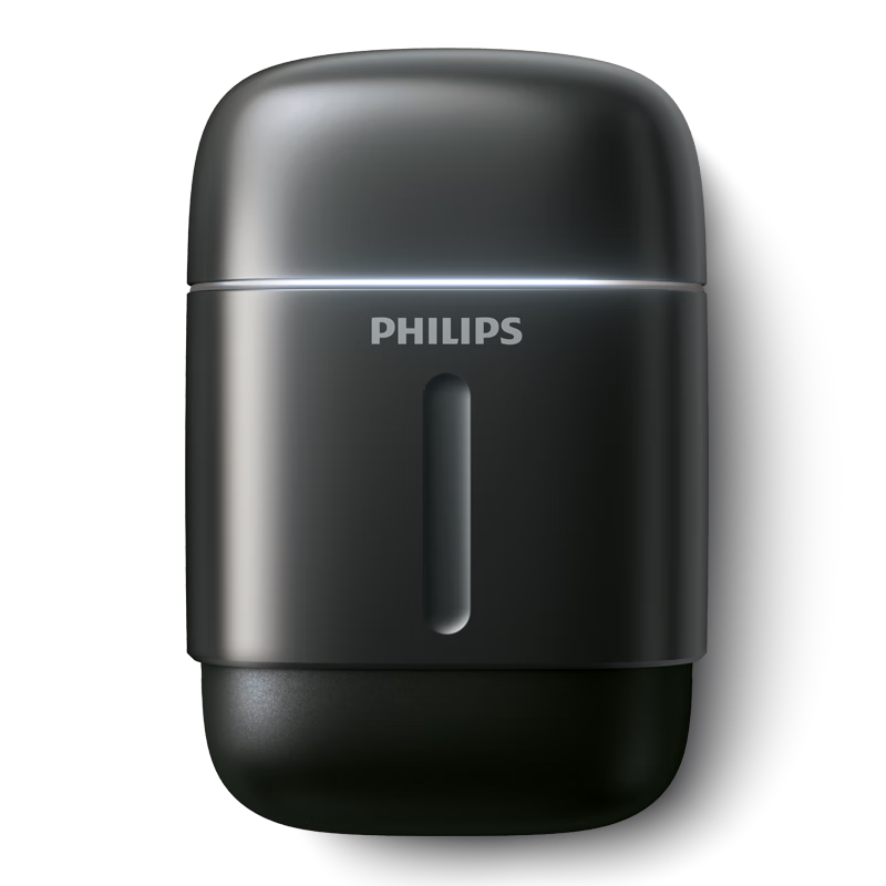 飞利浦剃须刀电动剃须刀飞利浦电动剃须刀鹅卵石便携式刮胡刀胡须刀送男友官方旗舰店国家补贴 黑曜石S902/06新升级PRO