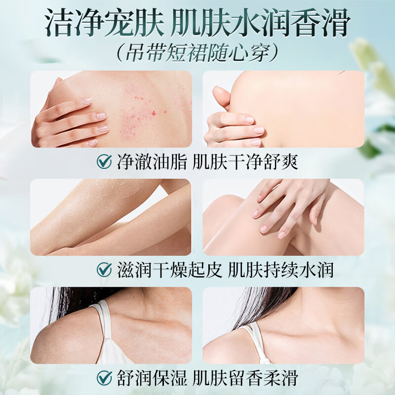 幻彩花镜香氛沐浴露香体后背油腻痘痘清洁清爽滋润保湿乳液大容量 幻彩花镜香氛沐浴露 500ml 2瓶