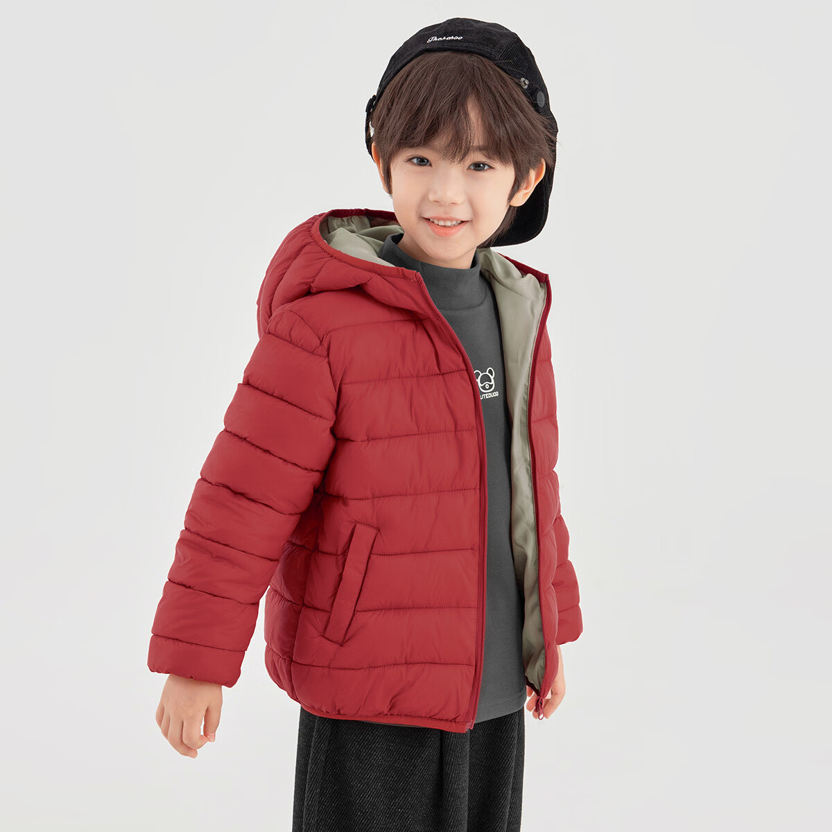 ������ͯ�޷�2025�ﶬ����ñ��ů��ӯʱ�����¶�ͯ�˶����з���ˮ���� ����ɫ 110 55.41Ԫ