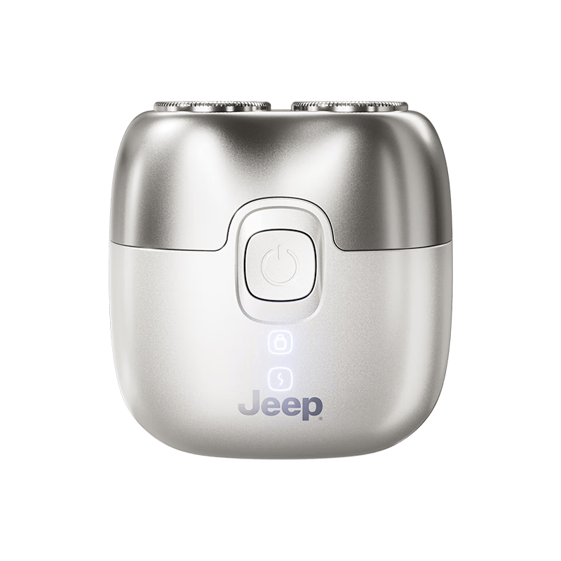 JEEP吉普E2自由侠电动剃须刀男士小巧便携迷你刮胡刀旅行出差长续航全身水洗送男朋友老公父亲礼物神器
