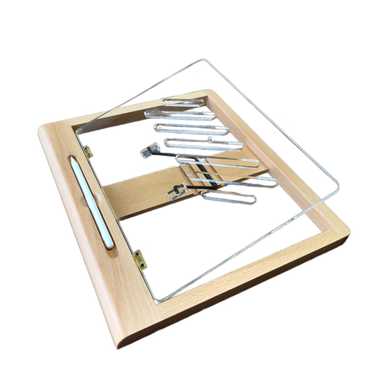 GNOVEL平板支架ipad绘画支架木质桌面手绘板承重强可折叠便携散热懒人学习写字画画适用苹果华为小米