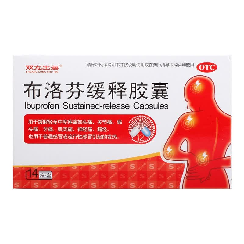 双龙出海布洛芬缓释胶囊 0.