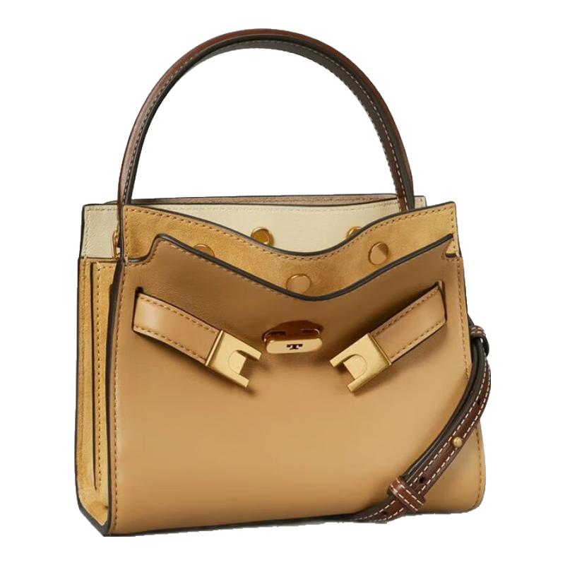 湯麗柏琦(Tory Burch)TB女包LEERADZIWILL雙層手提袋單肩斜挎包送女士禮物輕奢包包