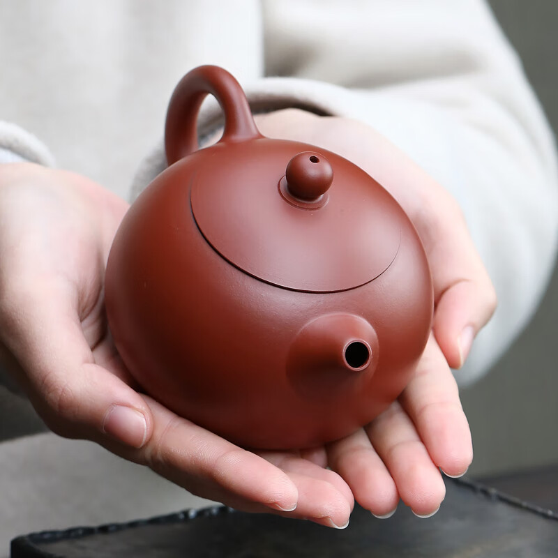 京峰阁功夫茶具套装 高档轻奢紫砂壶整套 宜兴原矿纯全手工西施壶泡茶壶 西施紫砂壶套装【吴亚维】 6人饮 10件