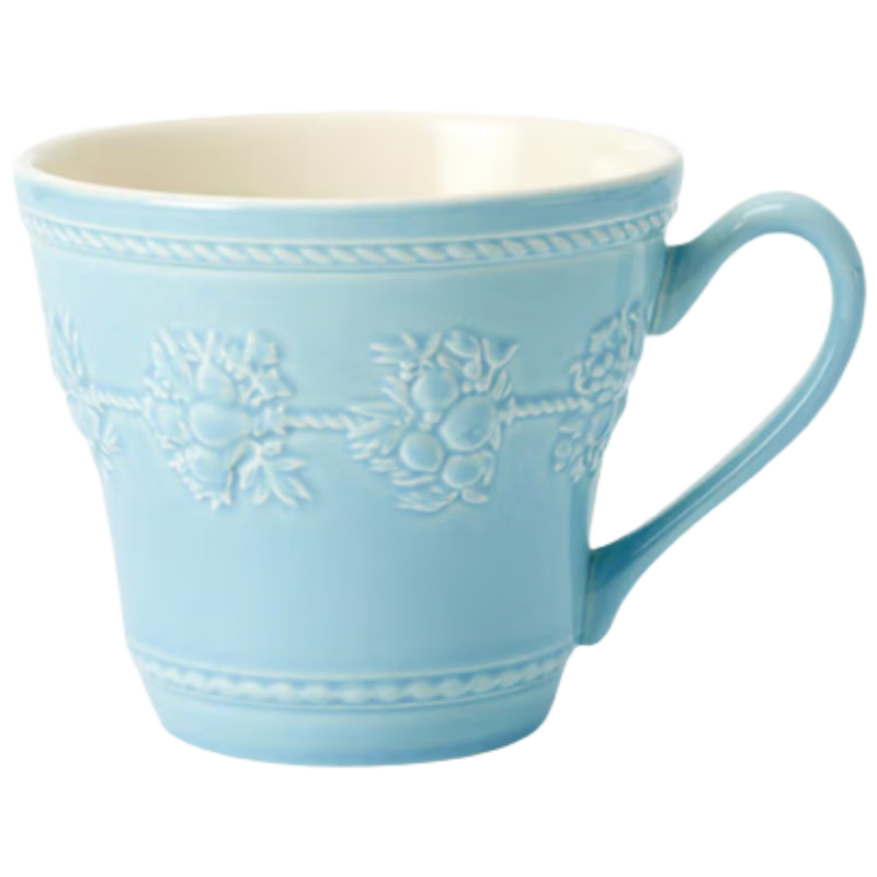 WEDGWOOD威基伍德瑋歡愉假日系列陶瓷杯藍色馬克杯茶杯水杯