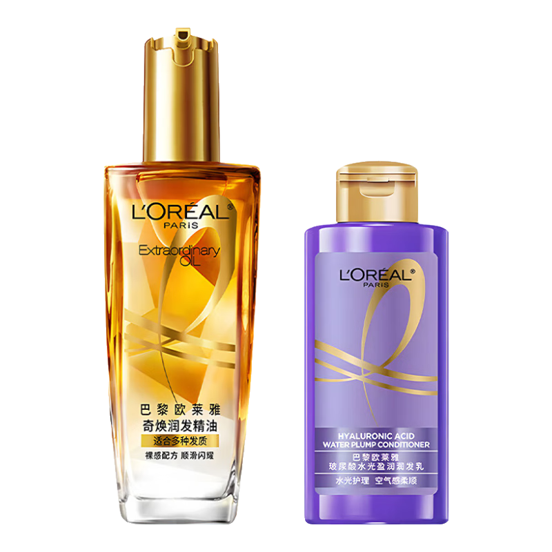 ڲŷ L'OREALСƿ100mlϴɿݸƽë˳޻󷢾 Сƿ100ml+100ml62.6Ԫ