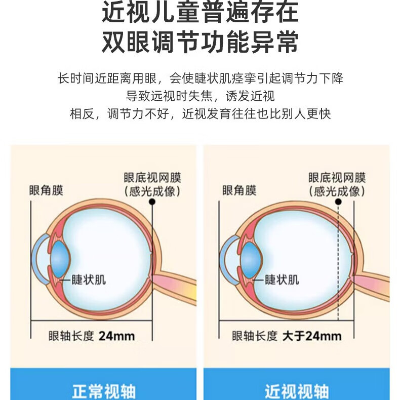安信瞳智能护眼仪 反转拍 视力训练 睫状肌训练 远视弱视防控翻转镜 皓月银