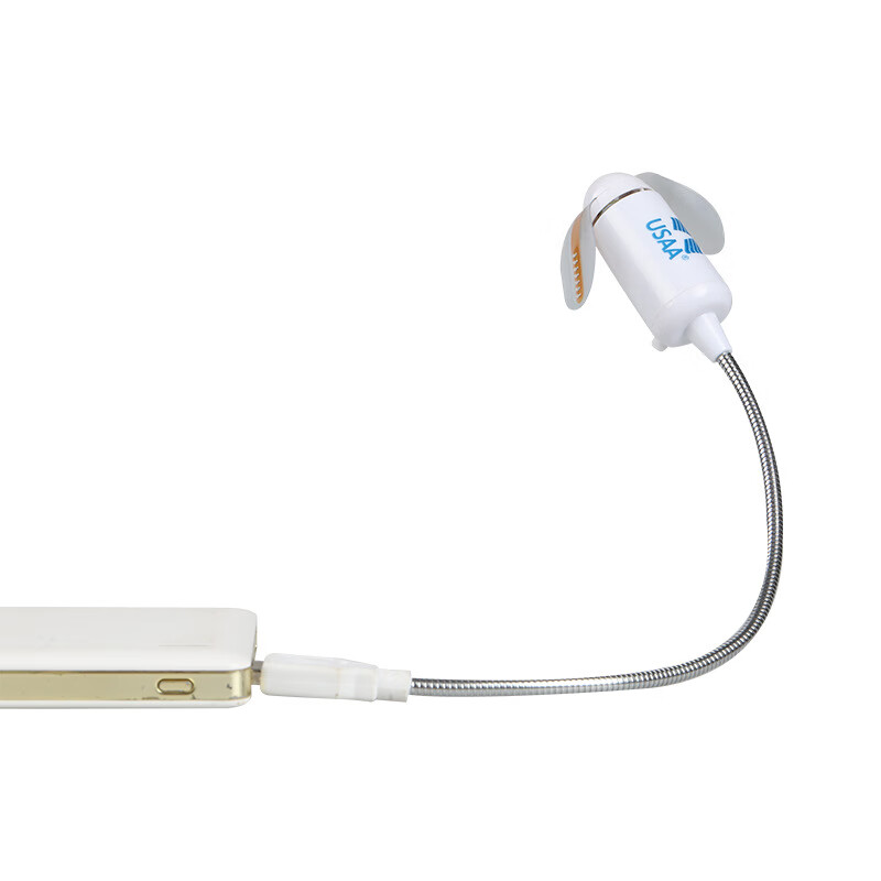 铭汇通全息风扇USB直插仿时间闪字LED七彩电风扇仿时钟家用办公室桌面迷你电脑小风扇定制创意礼品扇 裸眼3d全息风扇 3.5*3.5*33cm