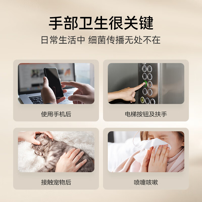 安洁(Anzeel)抑菌消毒易冲洗泡沫洗手液中性pH母婴可用泡泡洗手液星级酒店同款 琥珀木棉香型260ml*5瓶
