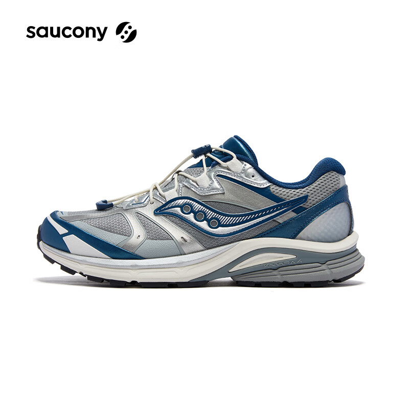 SauconySaucony索康尼星光启示系列KINVARA 4 RE SE男女同款运动休闲鞋 灰银兰2 37