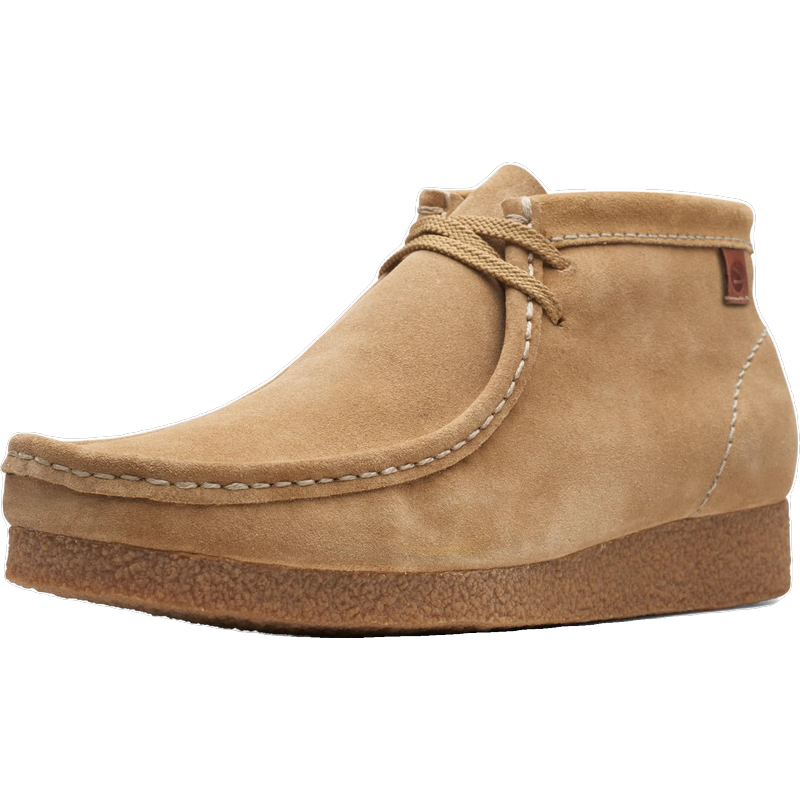 Clarks 其樂男鞋Shacre及踝靴子男 休閑商務皮靴 Dark Sand 41.5 (8.5 US)  寬版