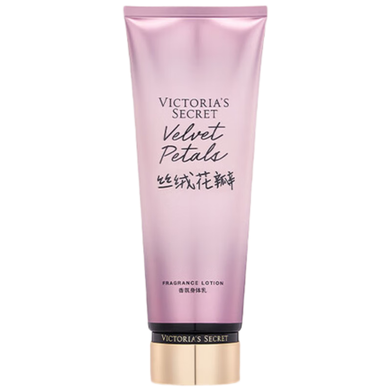 维多利亚的秘密（Victoria's Secret）香氛身体乳女 丝绒花瓣236ML 秋季滋润清爽保湿香体润肤乳 
