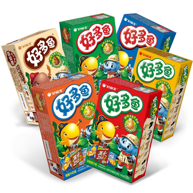 好丽友（ORION）好多鱼蘑古力糖果零食儿童休闲零食宿舍办公室小零食 【好多鱼】浓香茄汁33g