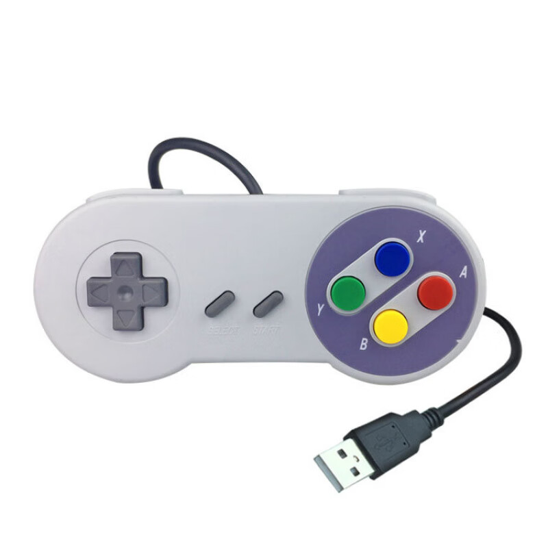 品怡USB手柄  SNES有线手柄 USB接口 PC电脑游戏手柄 彩色四小键