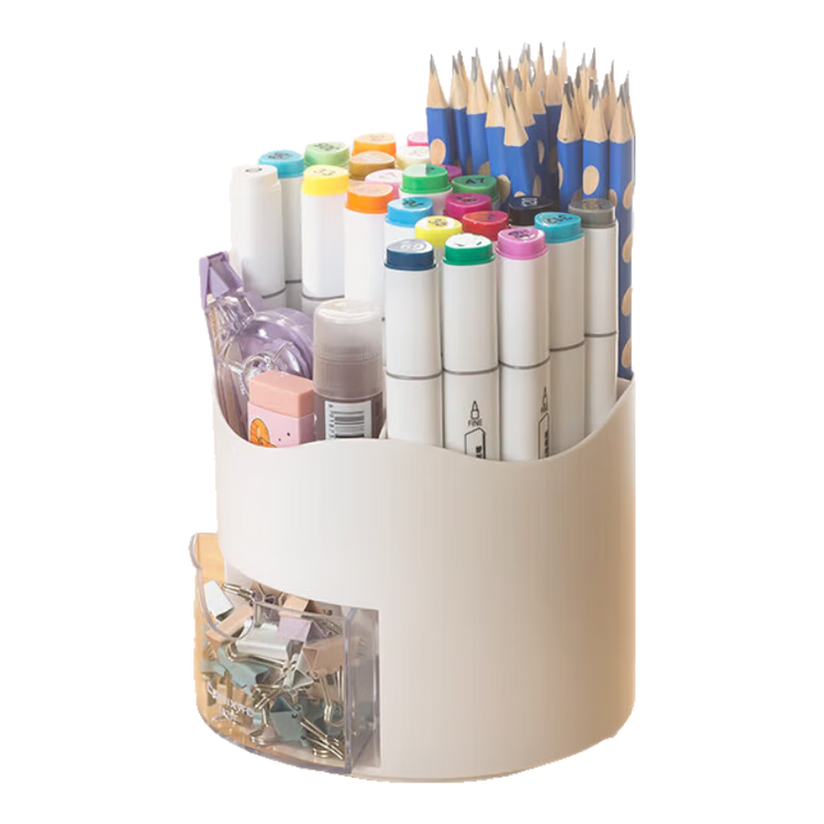 齐心（COMIX）开学收纳套装 1个笔筒+4个科目分类袋EB707+EA5018