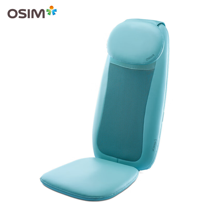 傲勝（OSIM）3D暖摩墊頸部腰背部按摩器家用搖擺揉捏按摩坐墊263系列 藍色