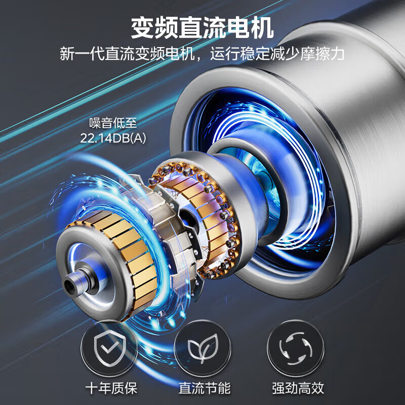 美的（Midea）家用塔式无叶风扇 智能定时轻音安静卧室家用母婴优选 循环风大风力 智能风随温变防着凉 语音声控 【风随温变】AMS150I-TBV