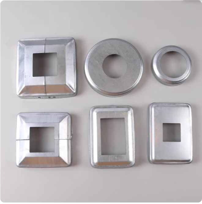 盖子栏杆立柱装饰盖子围栏柱头铁艺莲花柱帽市政柱帽 定做尺寸 底座底