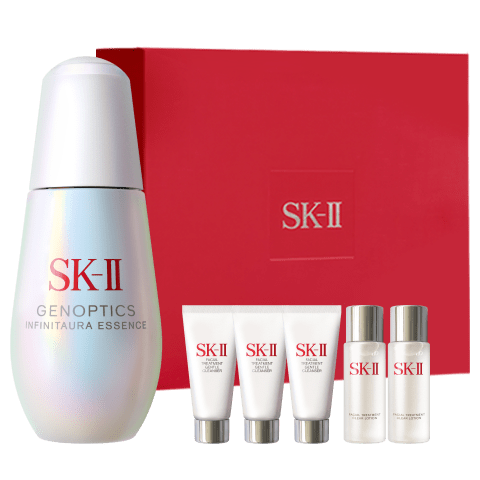 SK-II光子小燈泡美白淡斑精華液50ml化妝品sk2護(hù)膚品套裝skii生日禮物