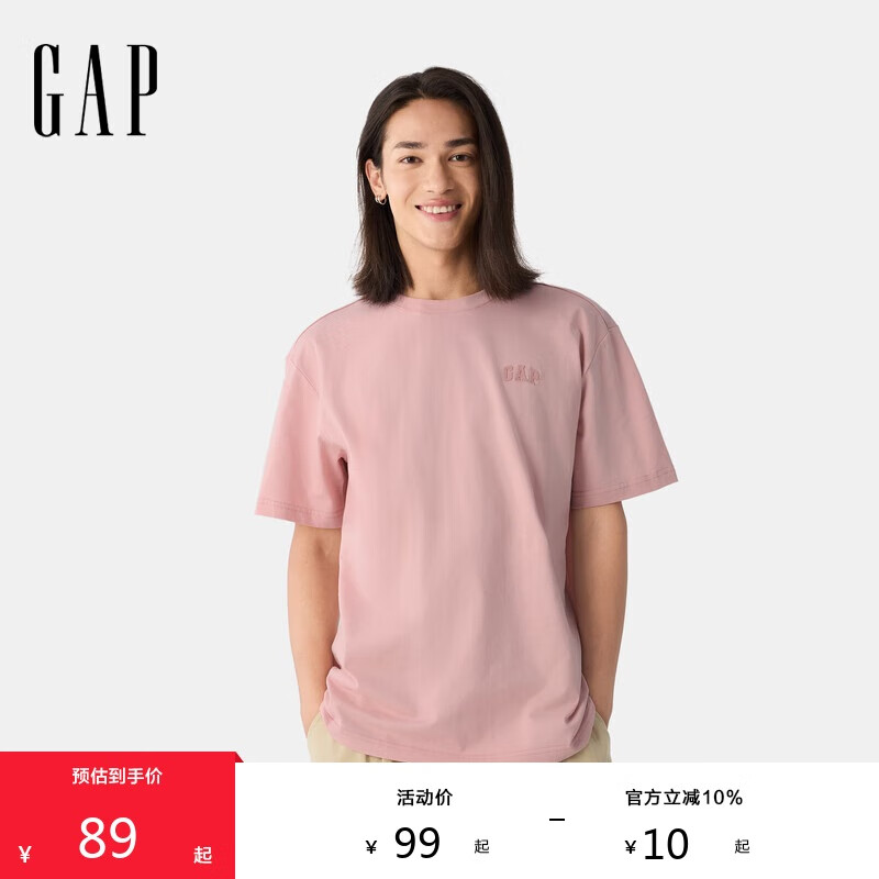 GAP��Ůװ2025�����¿ɫ��ӡlogo����T����Լ�ٴ�����725619