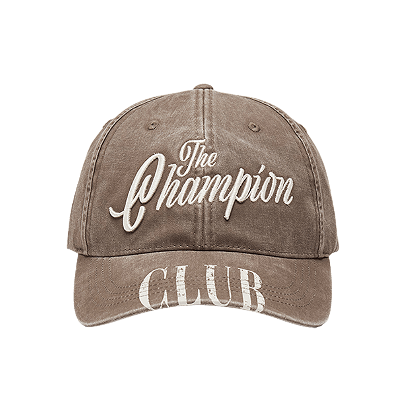 Champion【丁禹兮同款】冠军棒球帽2025秋季新款冠军俱乐部帽男女款鸭舌帽 驼色 均码