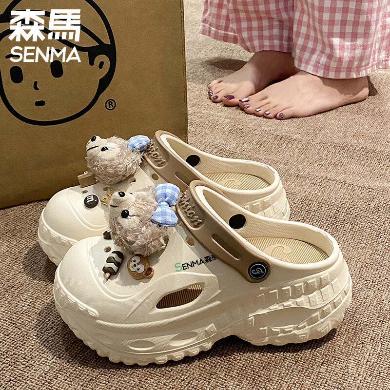 ɭ�R�ɰ�����ЬŮ�ļ��⴩������߰�ͷ��Ь�˶�������������ɳ̲��Ь ���� 38-39 65.05Ԫ