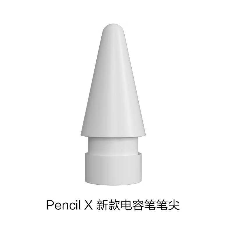 WIWU適用為吾電容筆觸控筆尖防滑耐磨替換筆頭備用筆尖 Pencil_X筆尖-2個裝白色